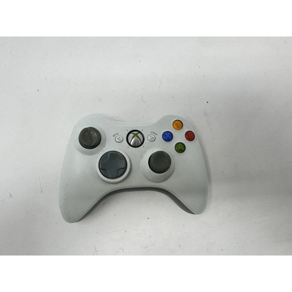 OEM Microsoft Xbox 360 Wireless Controller White - for Parts & Repair